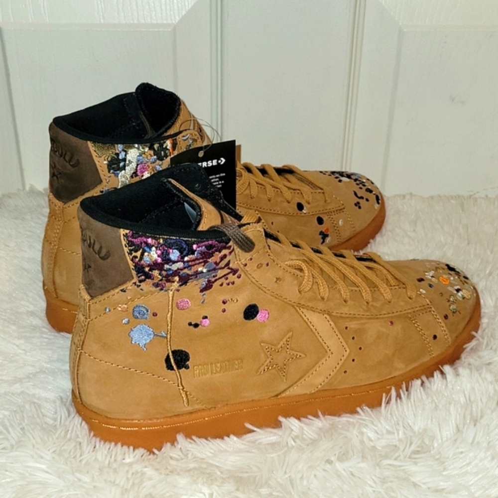 Converse Men's Bandulu Leather Mid Sneaker Men's US 9 - Picture 2 of 4